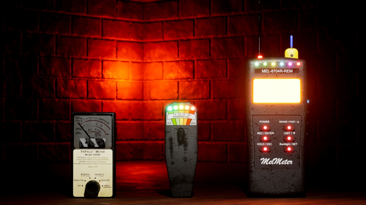 出品Paranormal EMF Meters Pack | Ghost Hunting Equipment Propsのメディア1