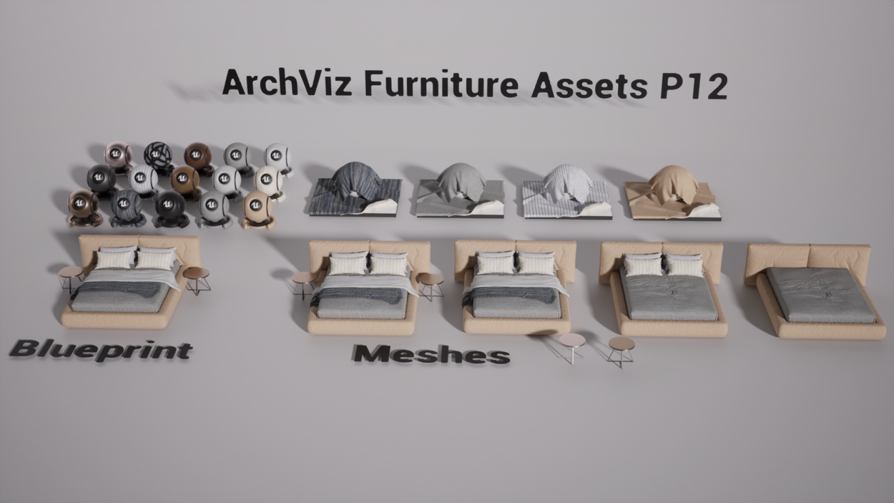 Media 1 for listing ArchViz Furniture Assets P12