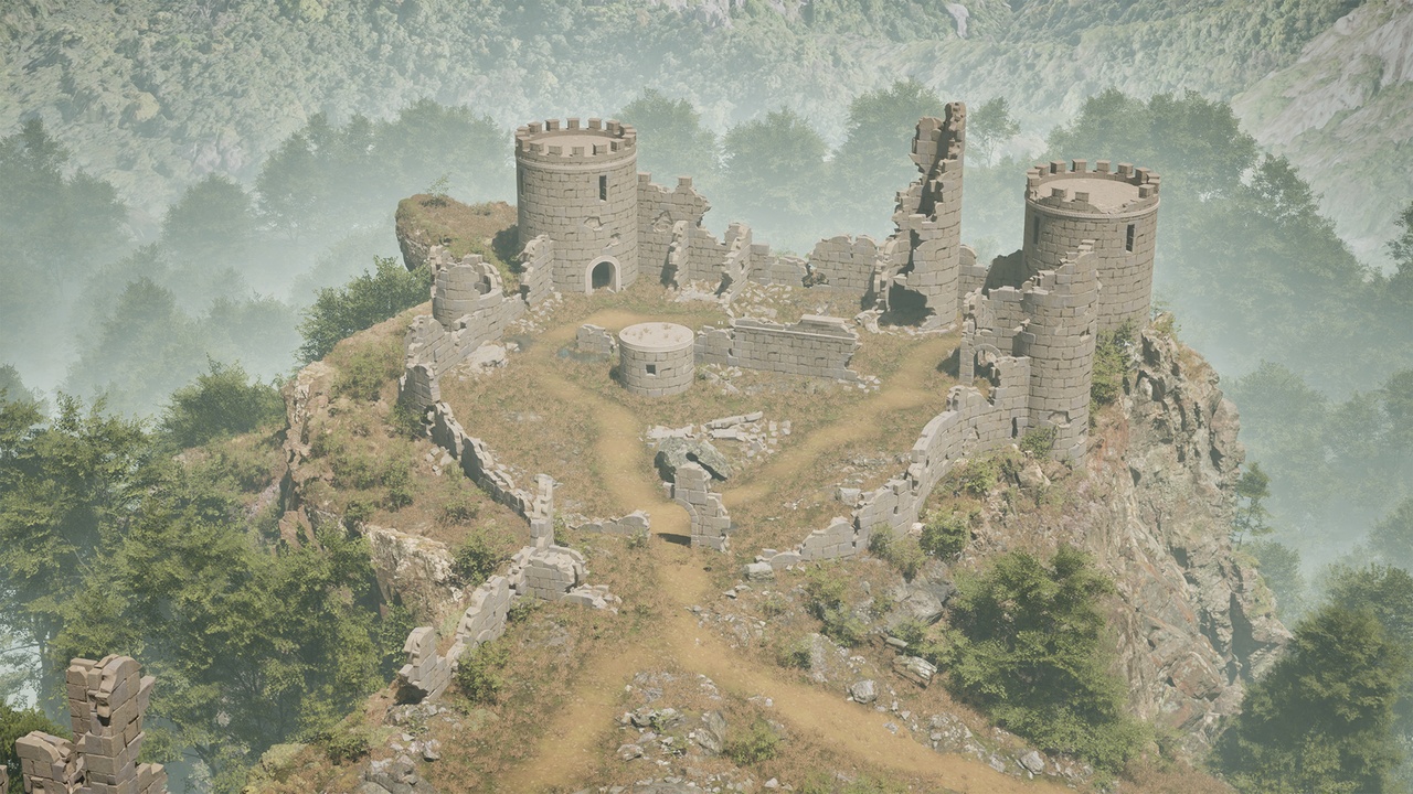 Media 1 for listing Medieval - Ruined Fortress/Castle/Keep (Modular)