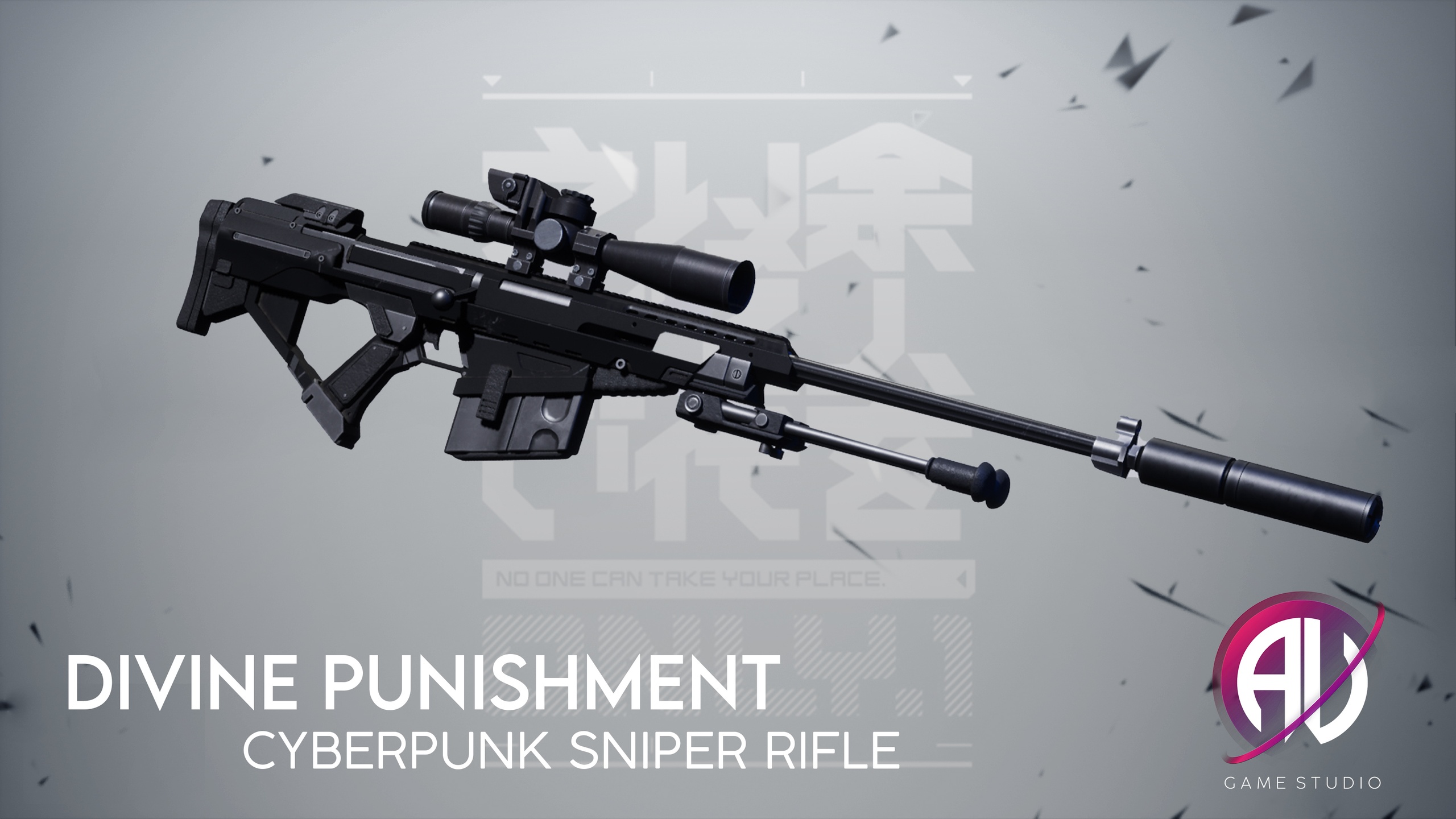 Media 1 for listing Cyberpunk Sniper Rifle - Divine Punishment