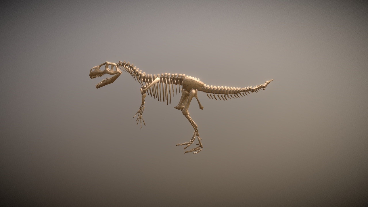Media 1 for listing Dinosaur Skeleton | Game Ready High Detail Prop