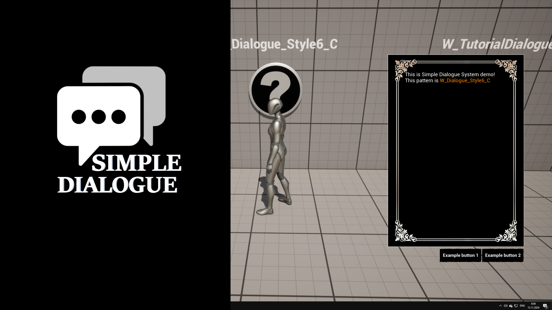 Simple Dialogue System | Fab