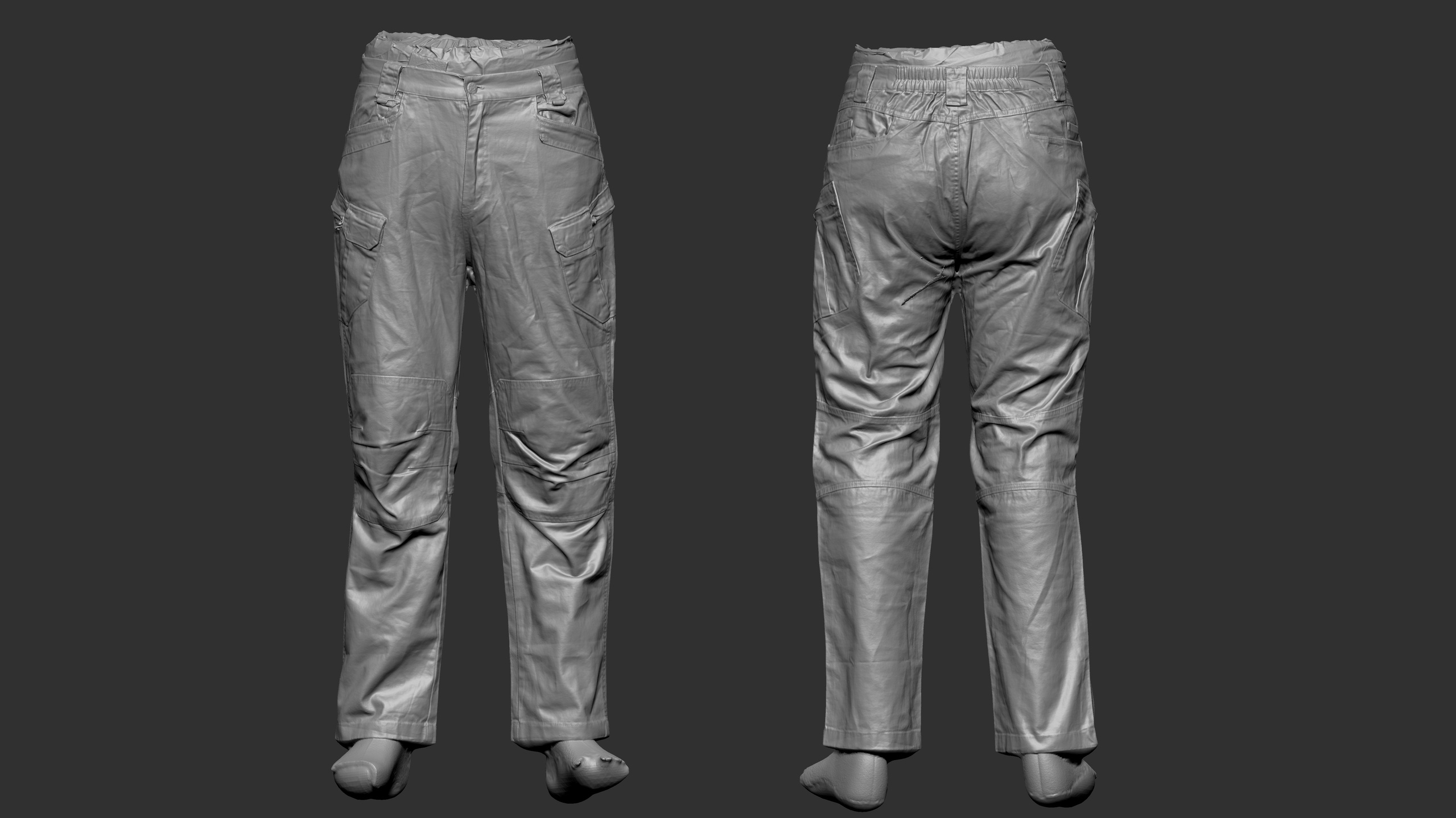 Media 1 for listing RAW SCAN: Pants Cargo 01