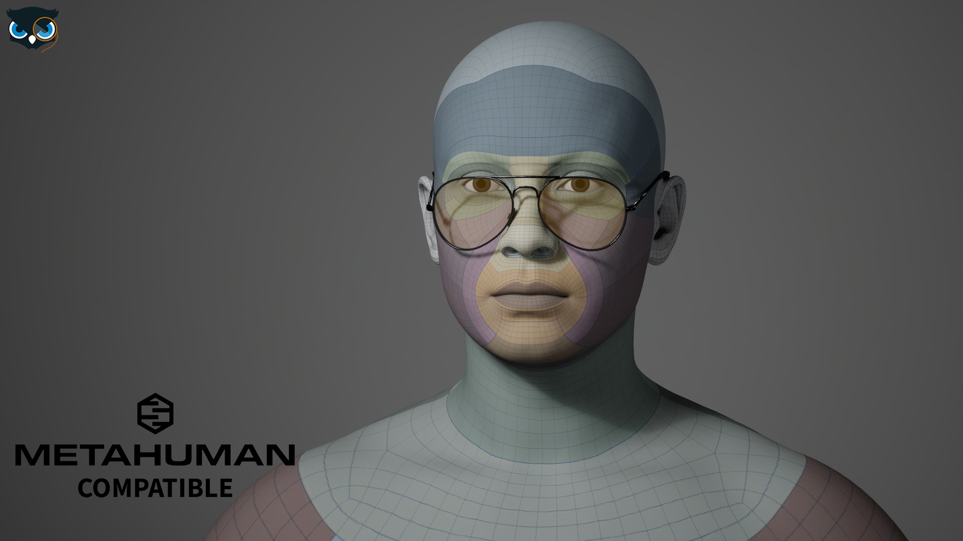 Media 1 for listing Realistic Glasses Stylish metahuman compatible