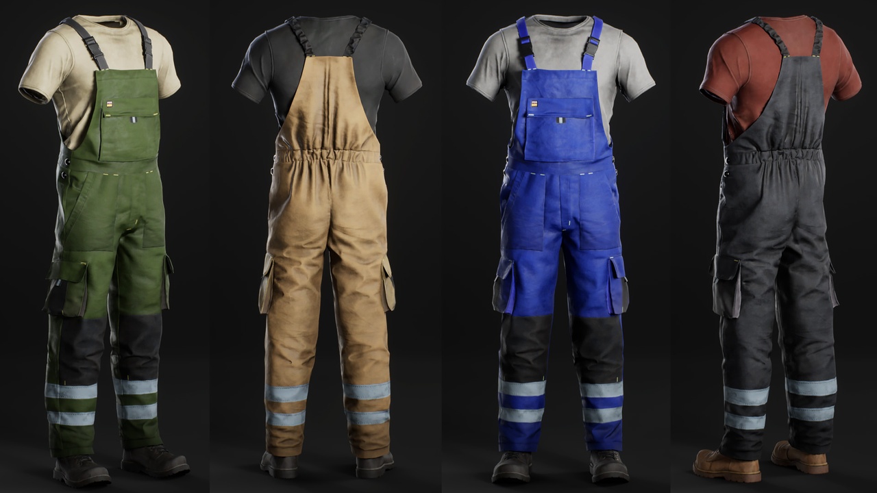 Media 1 for listing Worker Outfit 02 - Metahuman