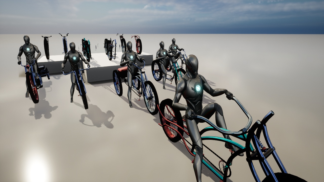 Media 1 for listing Advanced Stylized Modular Bicycles Mega Pack - 10 Vehicle Framework