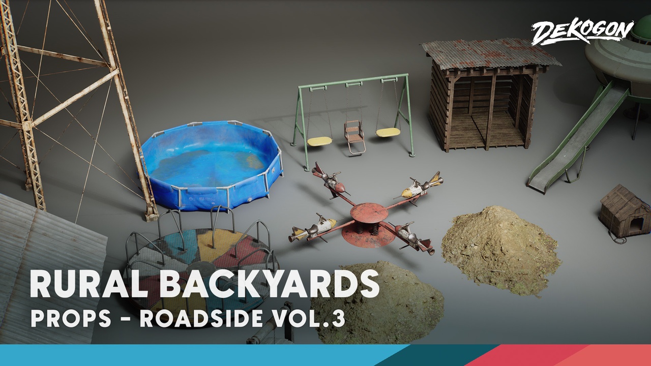 Media 1 for listing Roadside VOL.3 - Rural Props (Nanite and Low Poly Versions)