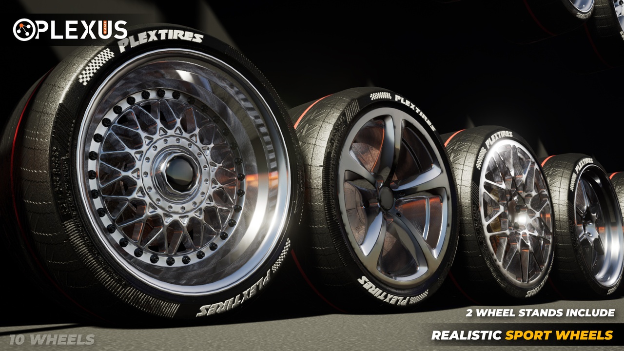 Media 1 for listing Realistic Sport Wheels 2 - Unreal Engine
