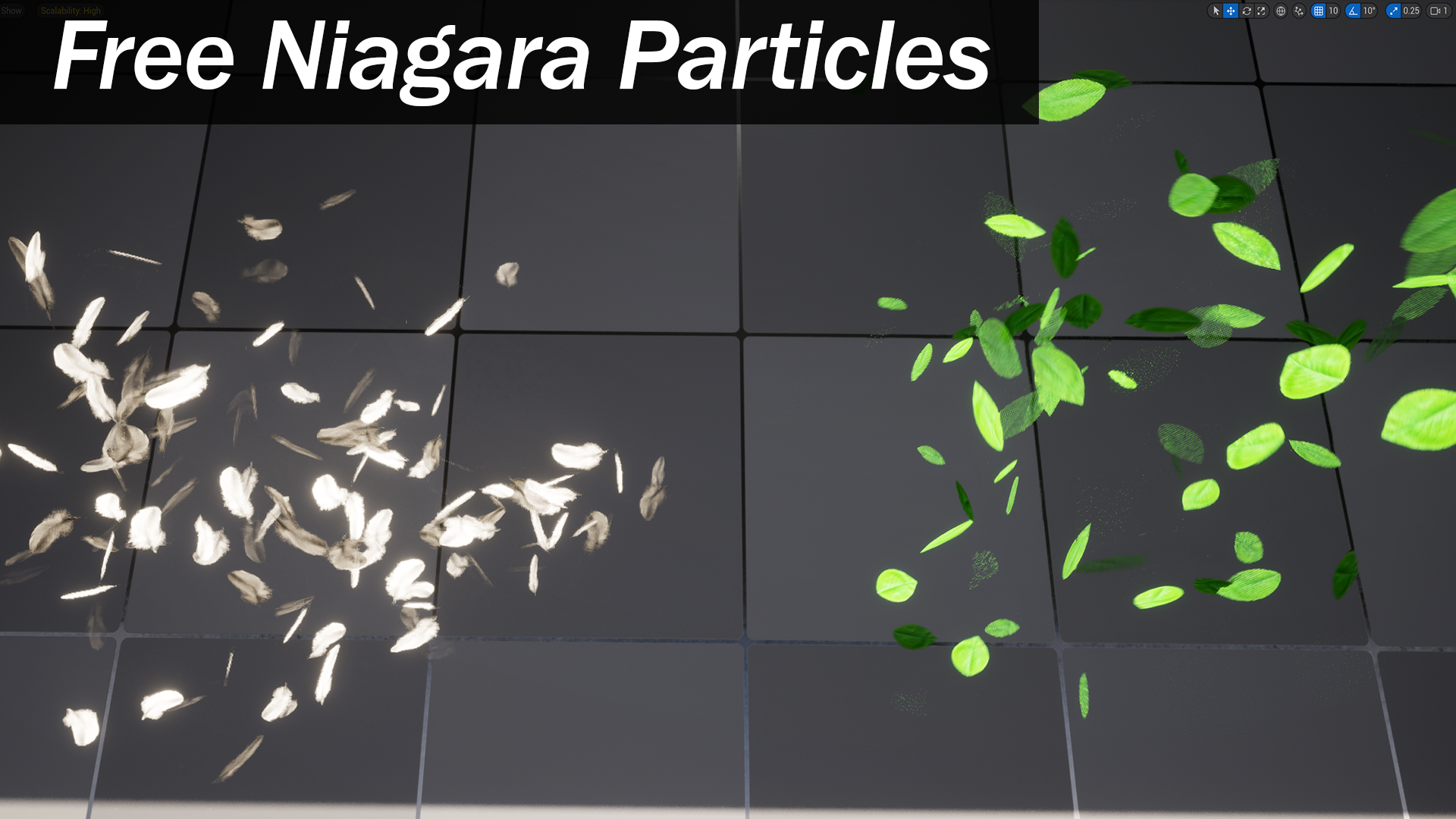 Free Niagara Particles (CC BY 4.0) | Fab