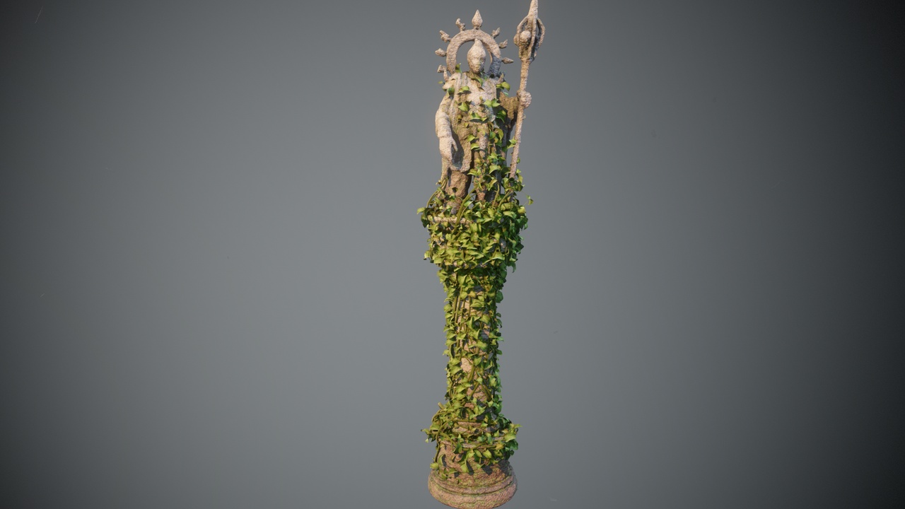 Media 1 for listing Overgrown Statue