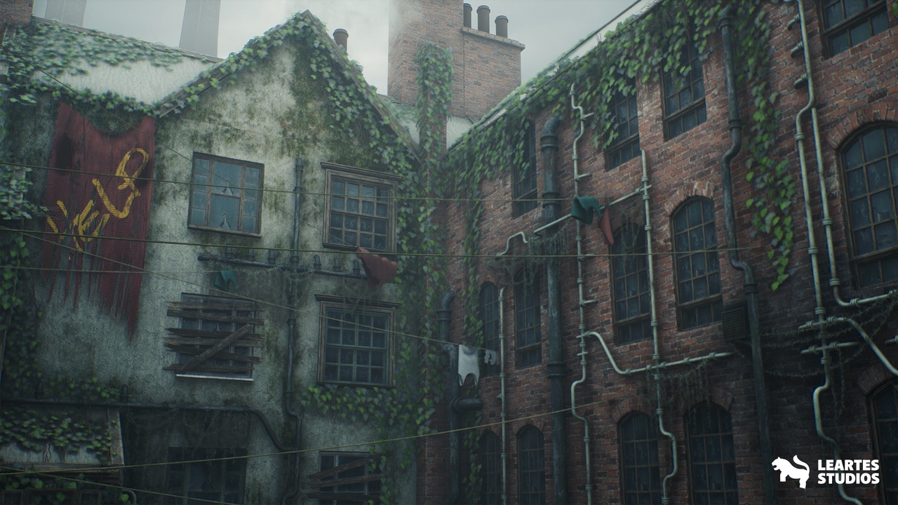 Media 1 for listing Victorian Decayed Alley Environment ( Victorian War Warzone Victorian Alley )