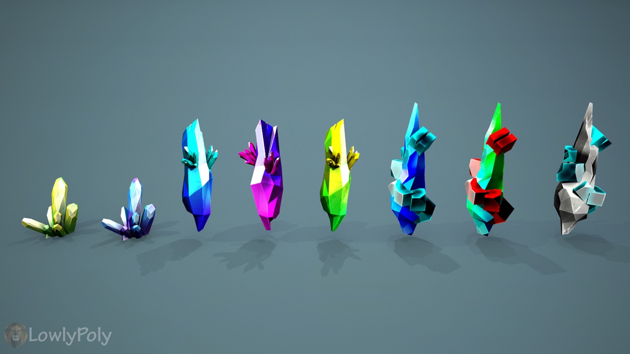 Media 1 for listing Stylized Crystal Collection