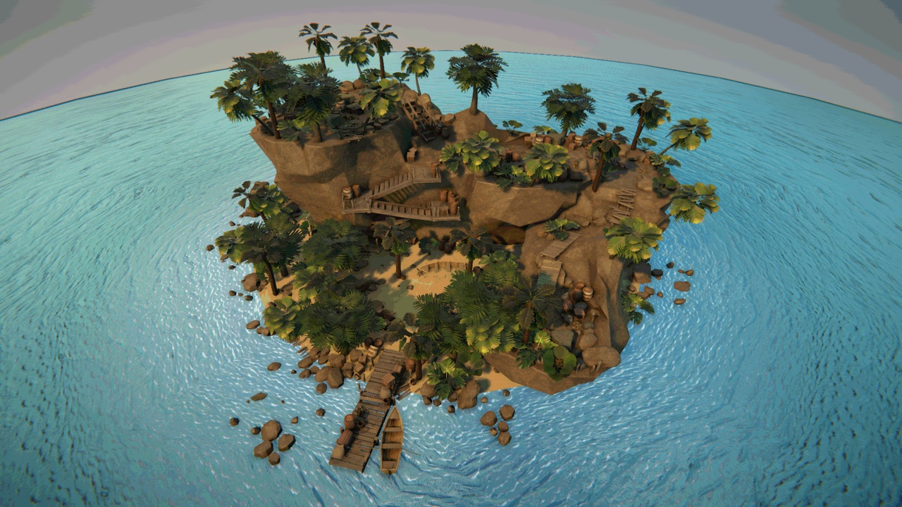 Media 1 for listing Realistic Beachfront Smugglers Cove Asset Package