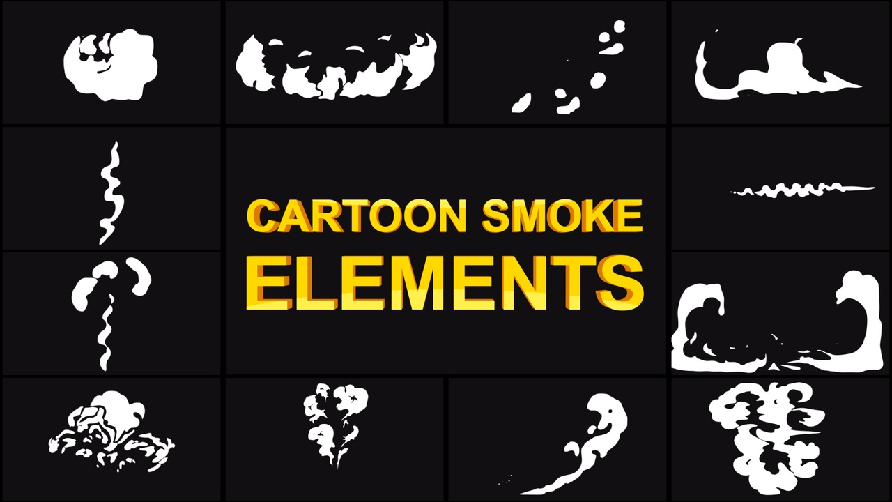 Media 1 for listing Cartoon Smoke Elements