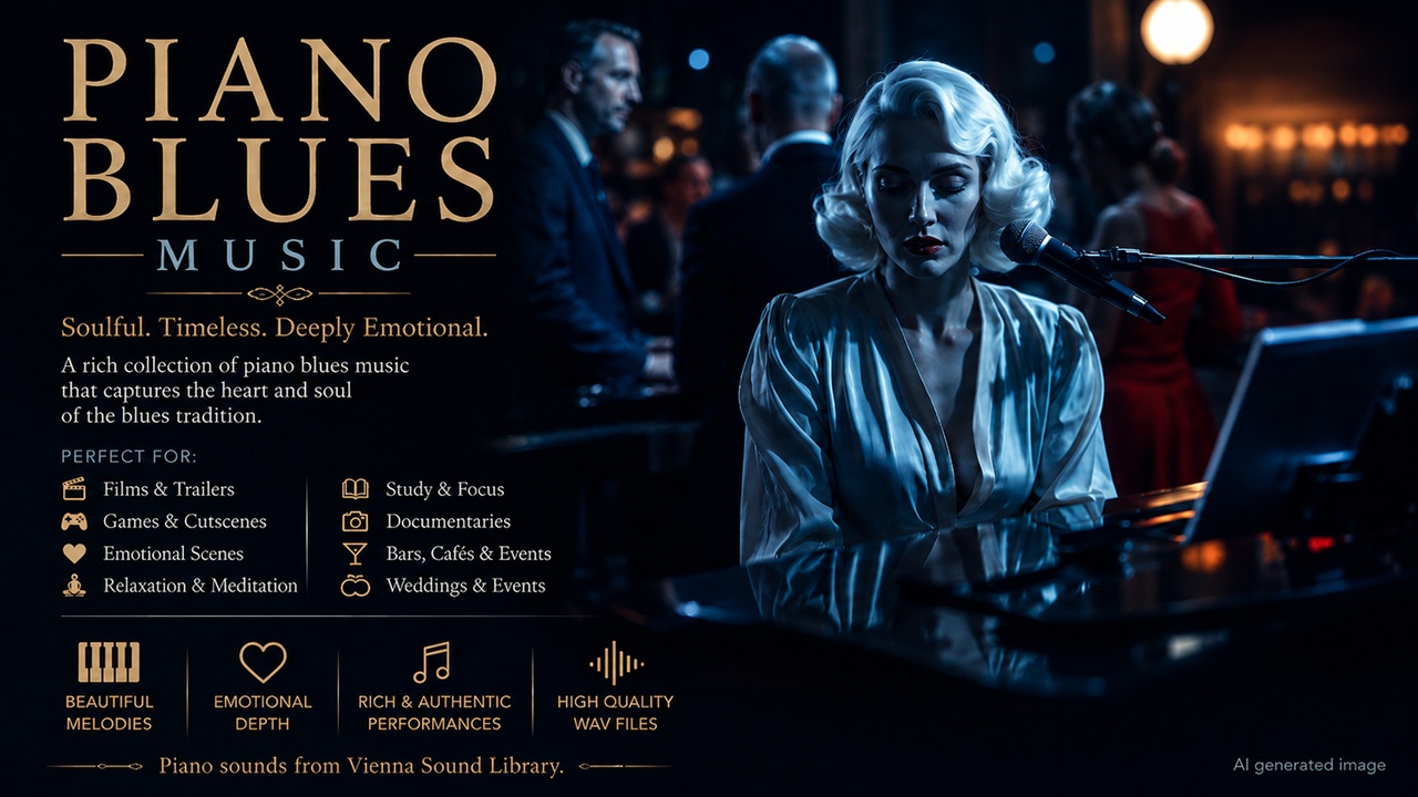 Media 1 for listing Blues Piano Music