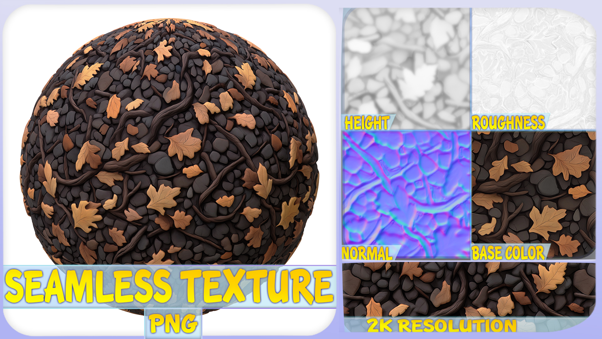 Stylized Ground Seamless Texture | Fab