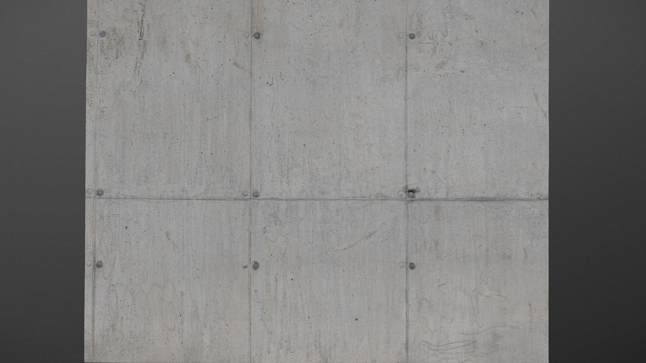 Media 1 for listing Brushed cast concrete wall