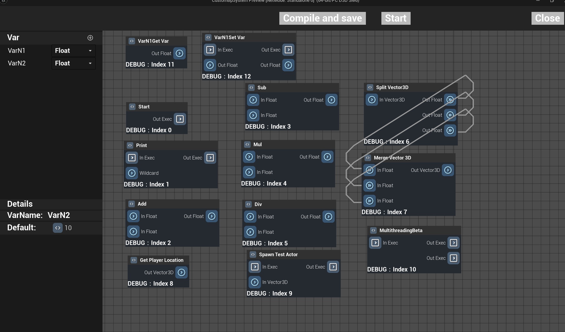Runtime Blueprint Editor for UE5 - Custom Blueprint System | Fab