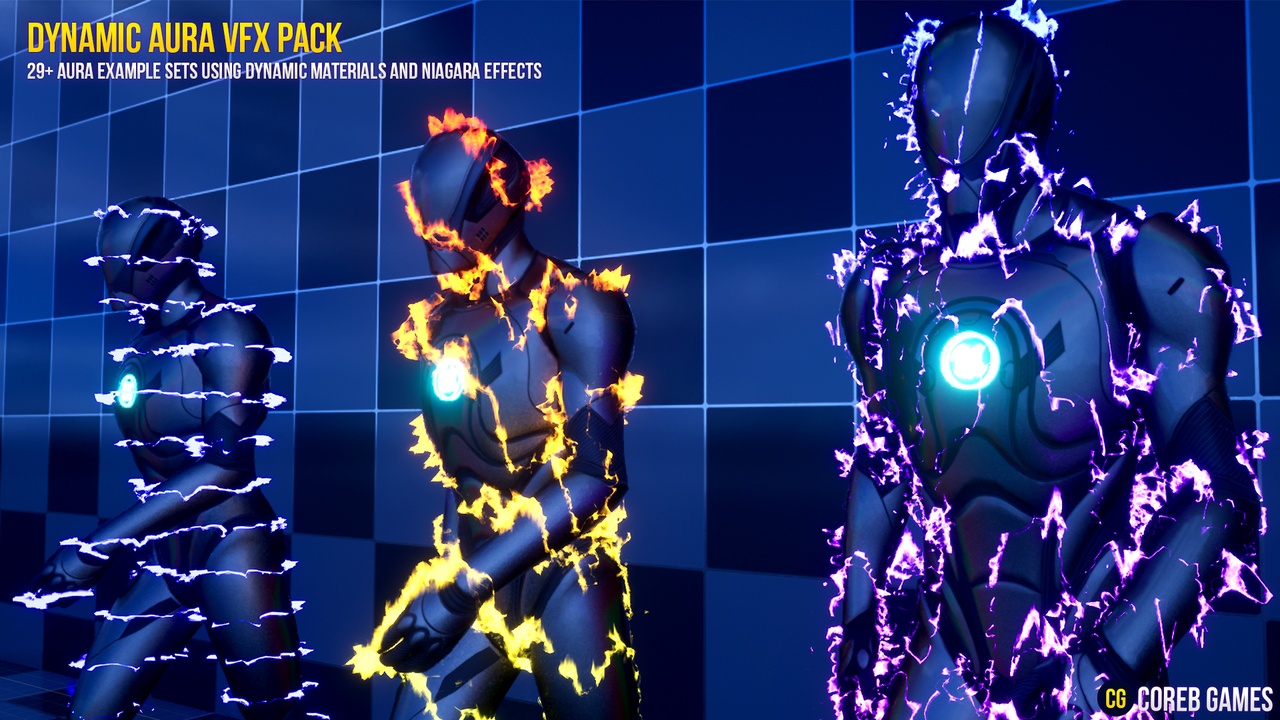 Dynamic Aura VFX Pack | Fab