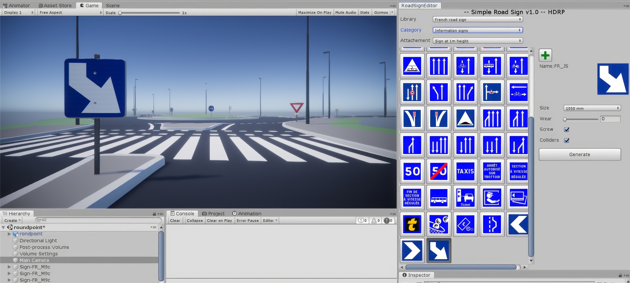 Media 1 for listing Simple Road Sign Fr