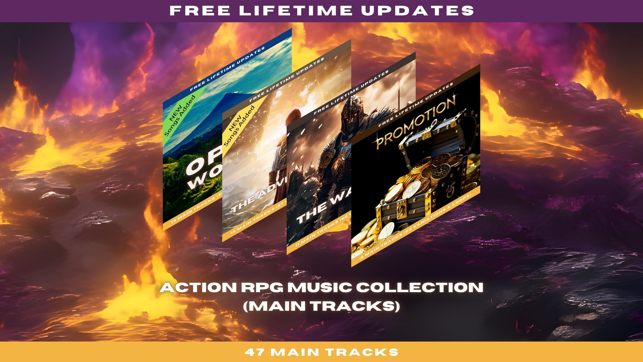 File multimediali per l'articolo Action RPG Music Collection (Main Tracks) - Orchestral Fantasy: 1