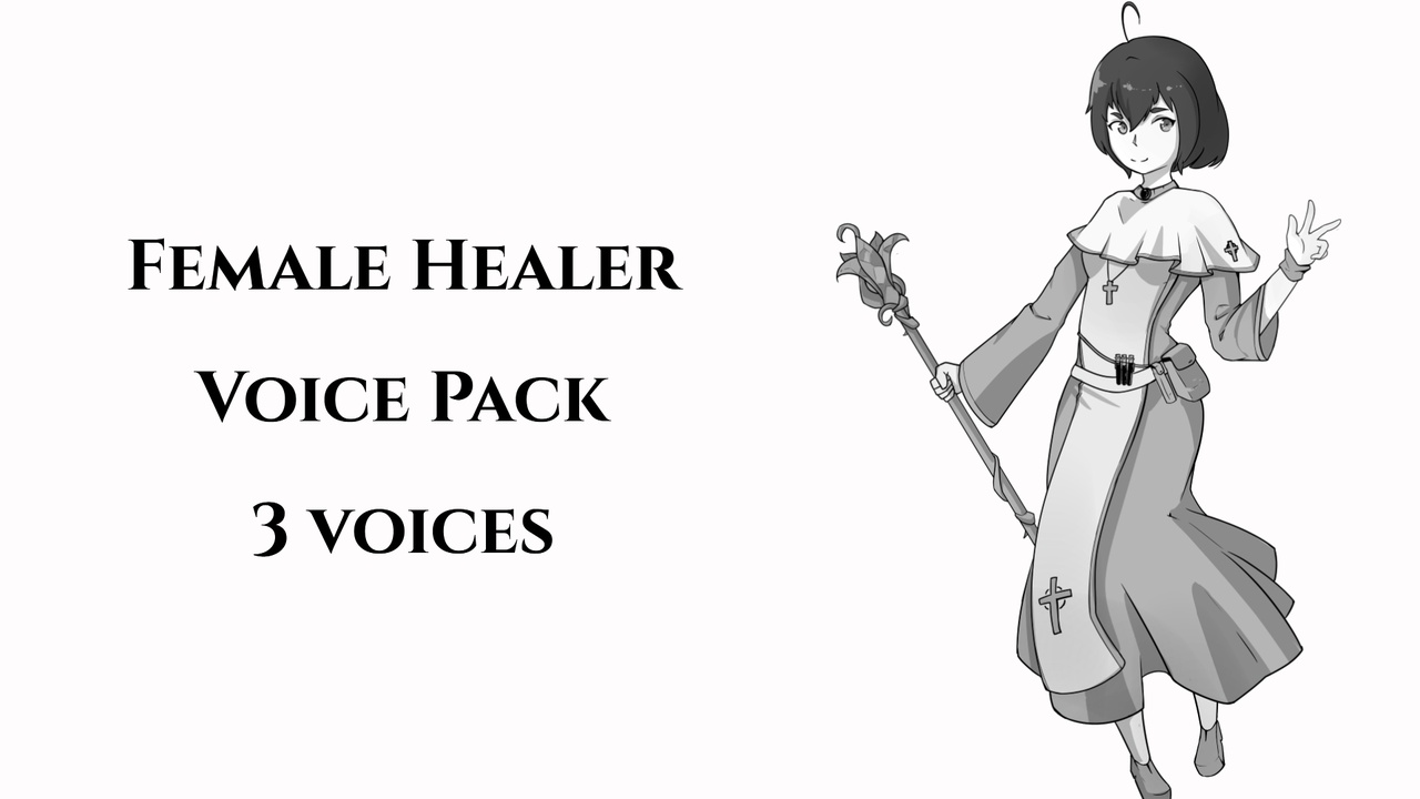 Media 1 for listing RPG - Female Healer Voice Pack