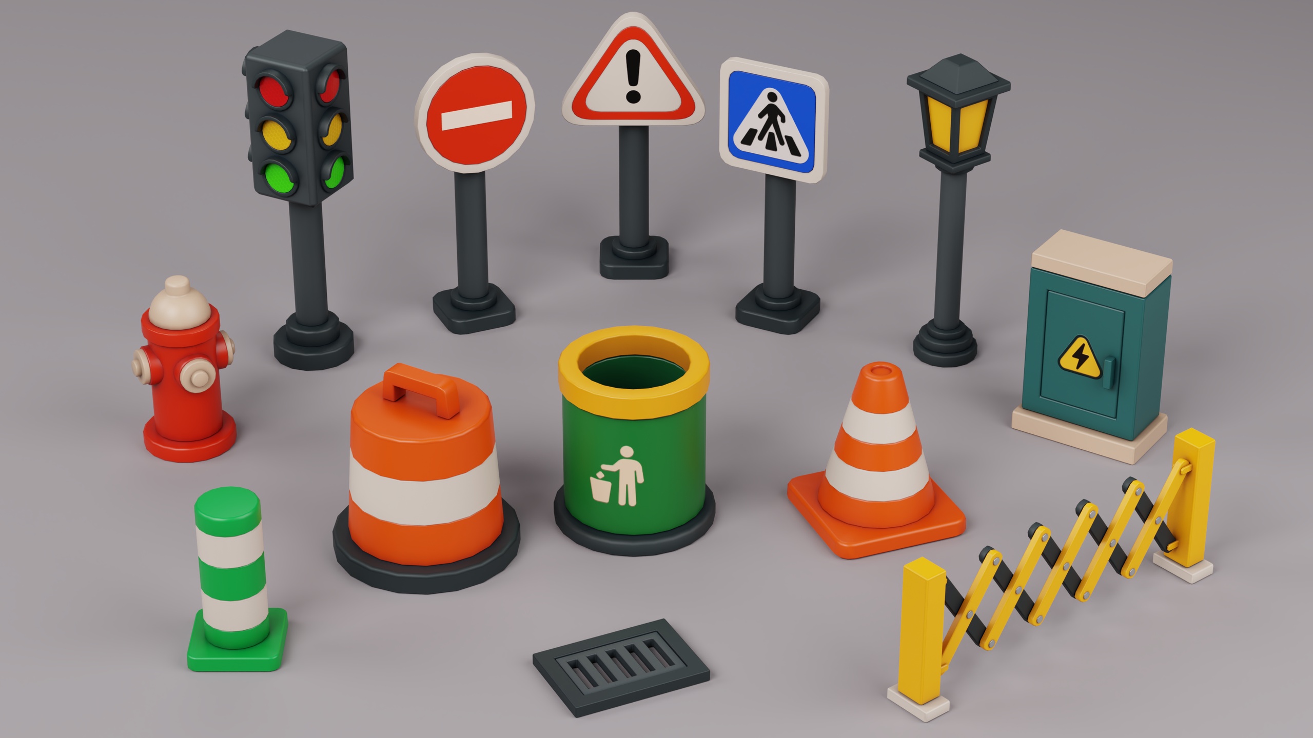 Media 1 for listing Stylized Street Props