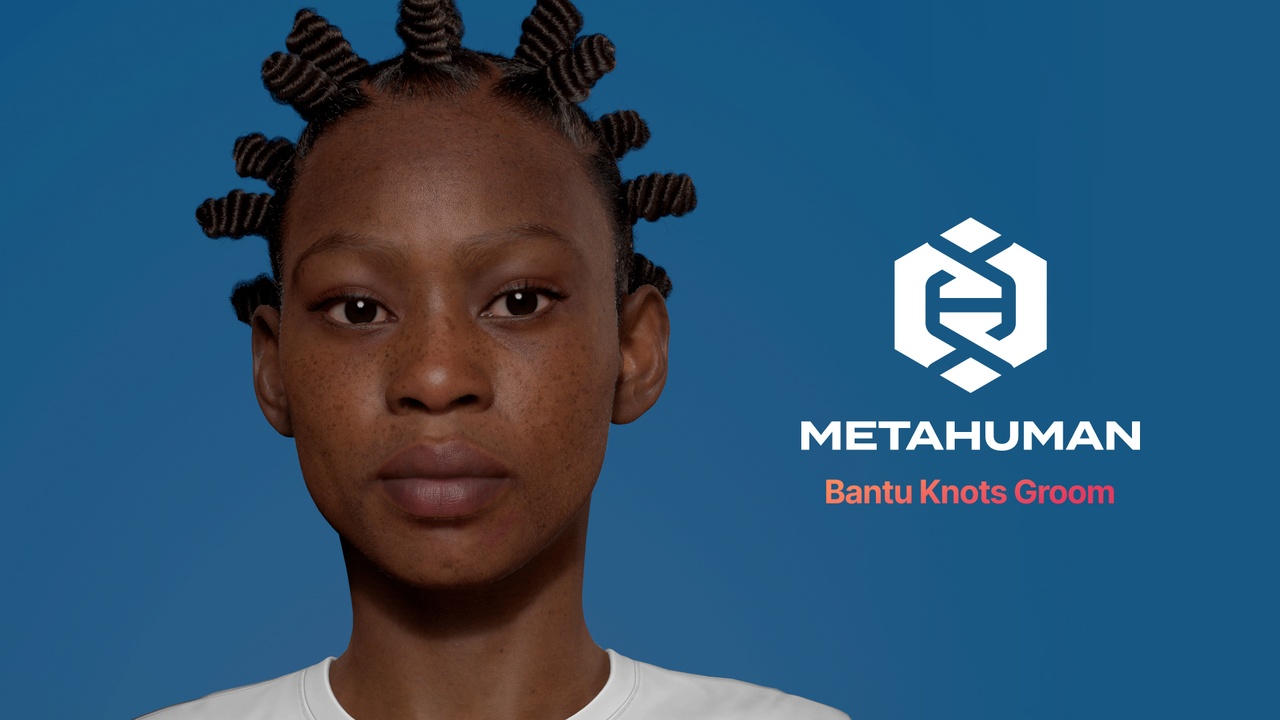 出品MetaHuman Bantu Knots Groomのメディア1