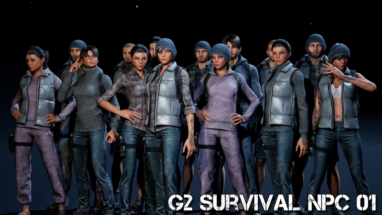 G2: Survival NPC 01 제품 등록을 위한 미디어 1개