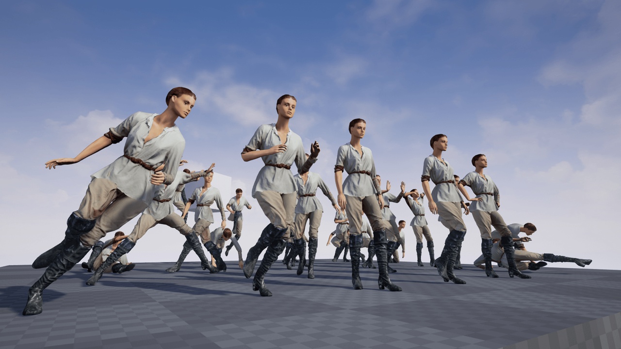 商品 Female Movement Animset Pro 的媒体 1