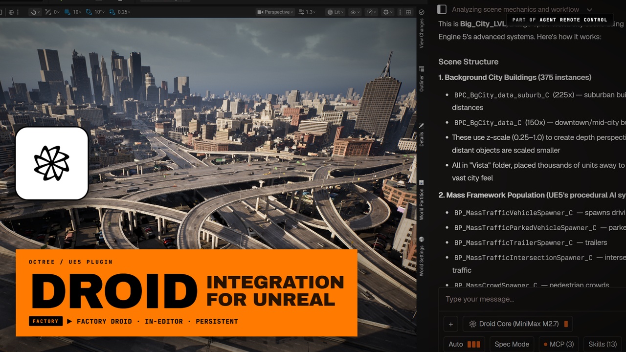 Media 1 for listing Droid Integration for Unreal