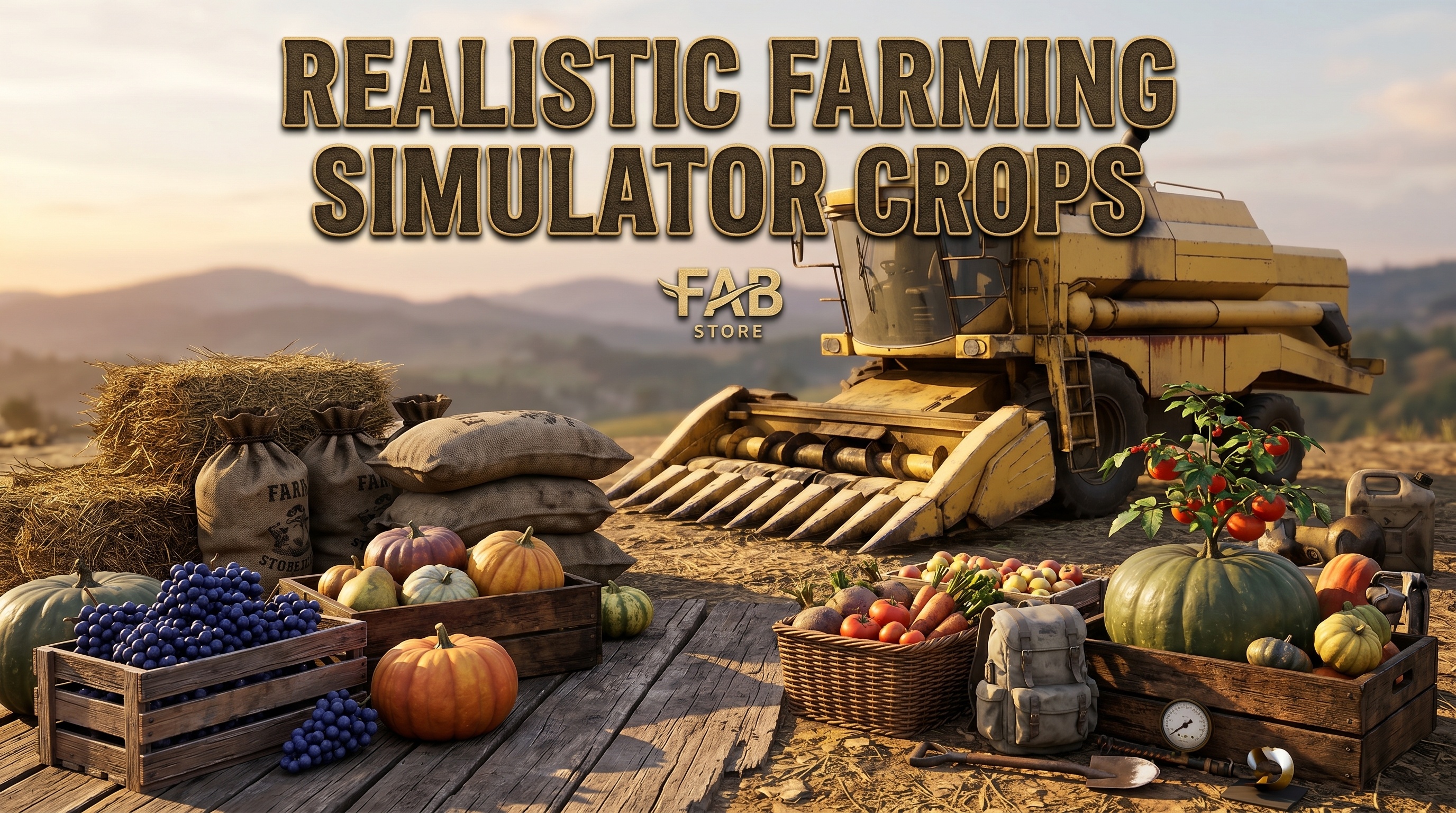 Realistic Farming Simulator Crops | Fab