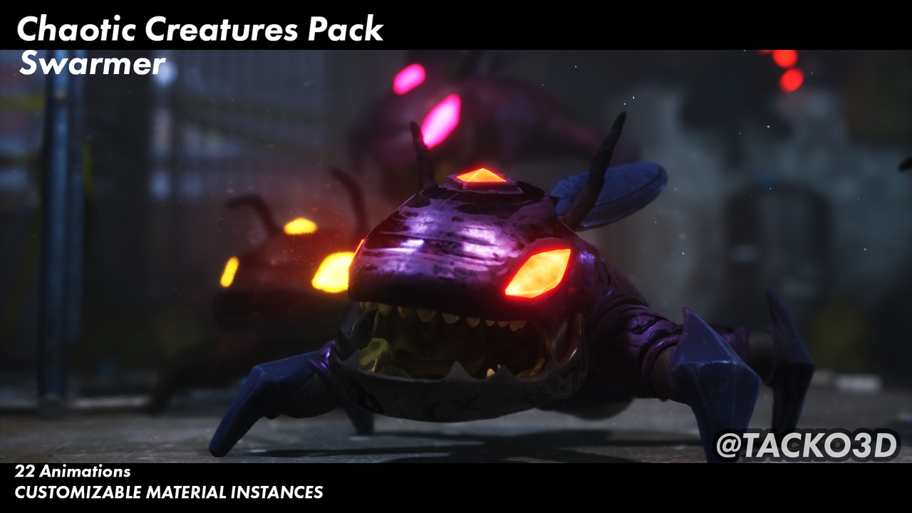 Media 1 for listing Chaotic Creatures - Alien Mutant Insect Swarmer