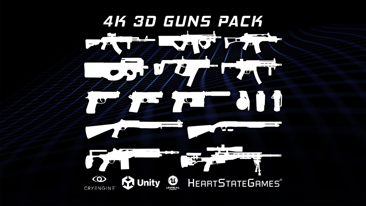 Media 1 for listing FPS Guns Pack 4K