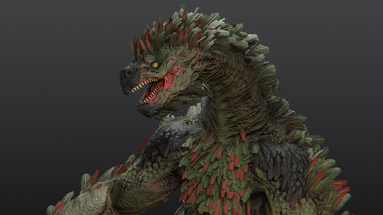 Media 1 for listing Fantasy Therizinosaurus