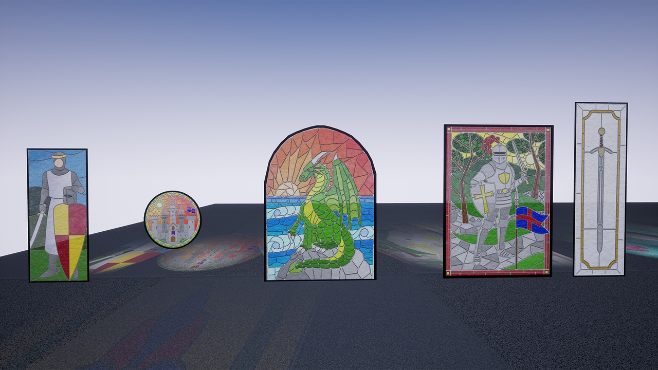 Media 1 for listing Stained Glass Pack