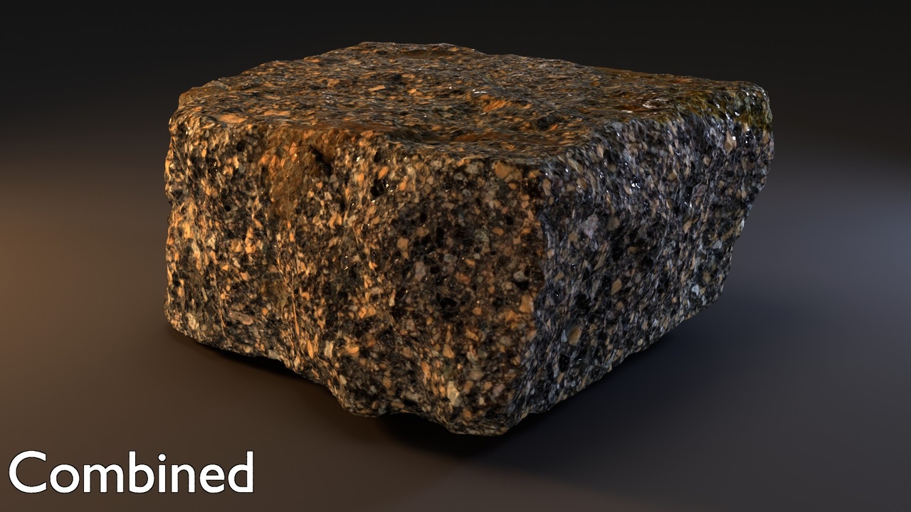 Media 1 for listing Granitic paving stone 06 - High-res mesh