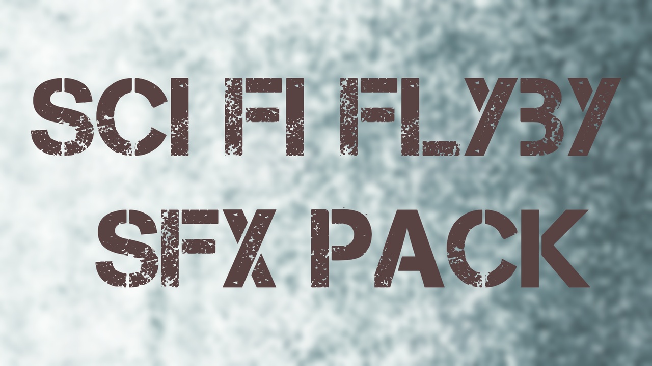 Media 1 for listing SCI-FI FLYBY SFX PACK