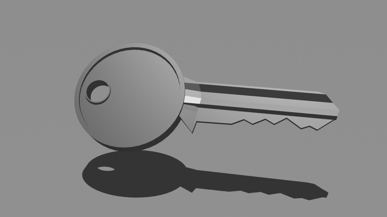 Media 1 for listing Low Poly Key