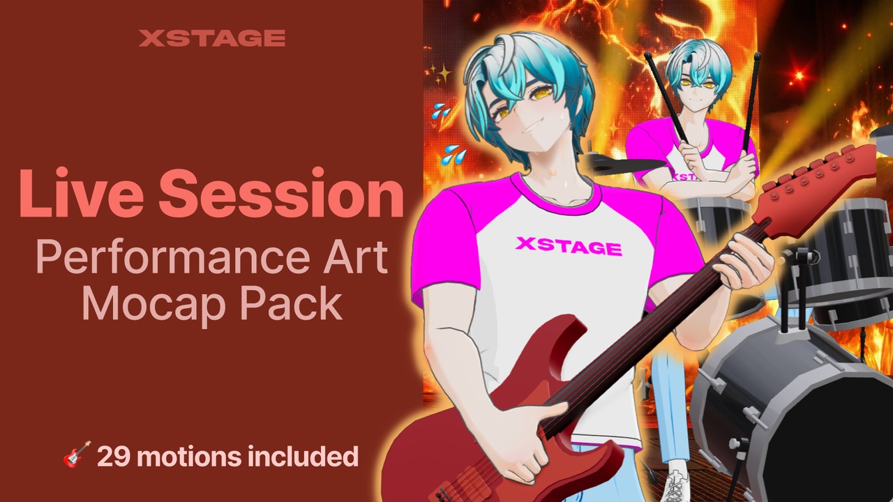 Media 1 for listing Live Session | Performance Art Mocap Pack