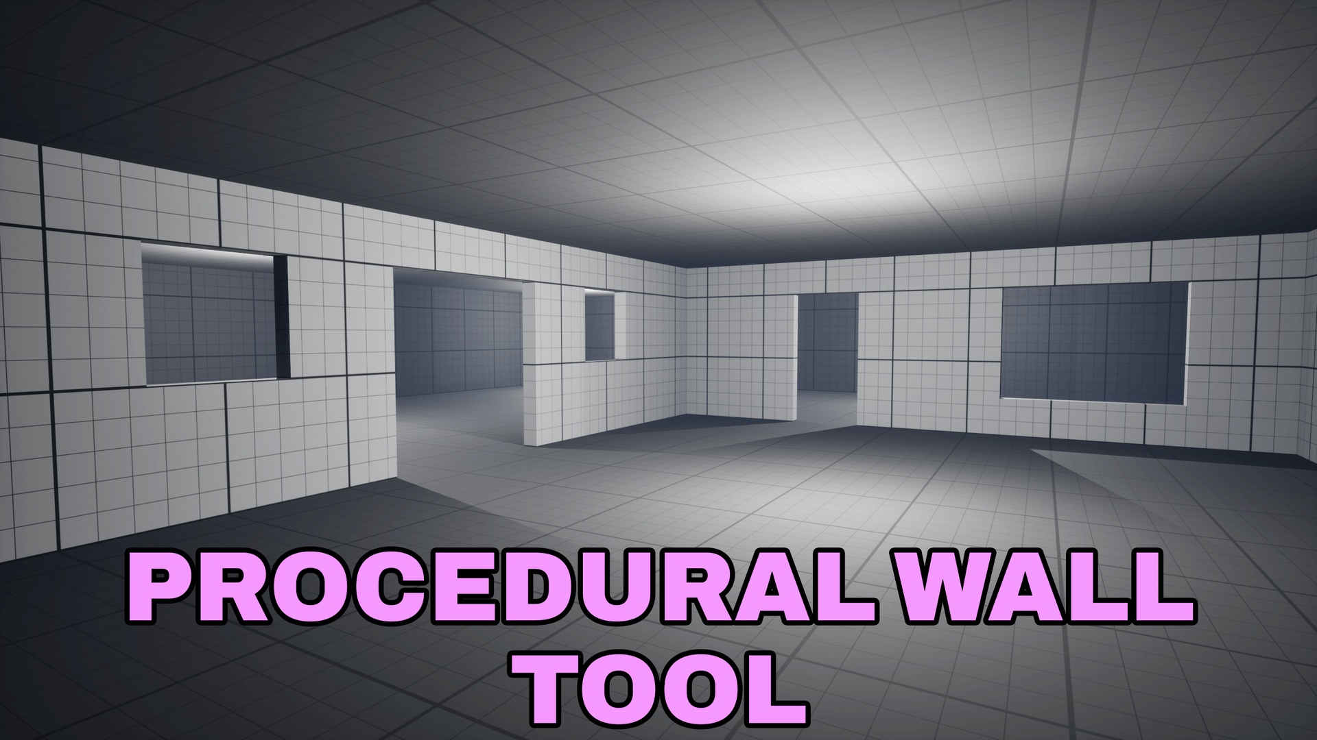 Media 1 for listing Procedural Wall Tool