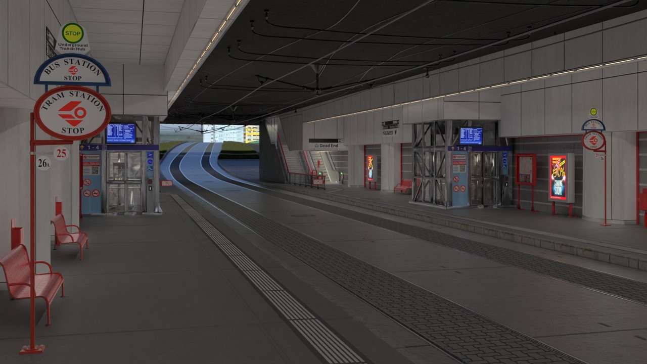 Medium 1 für Eintrag Urban Transit Hub – Optimized Underpass Scene for Blender