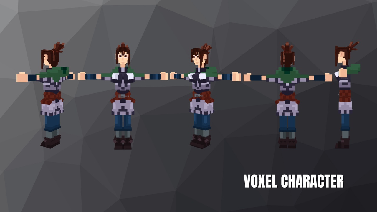 Media 1 for listing Voxel Character