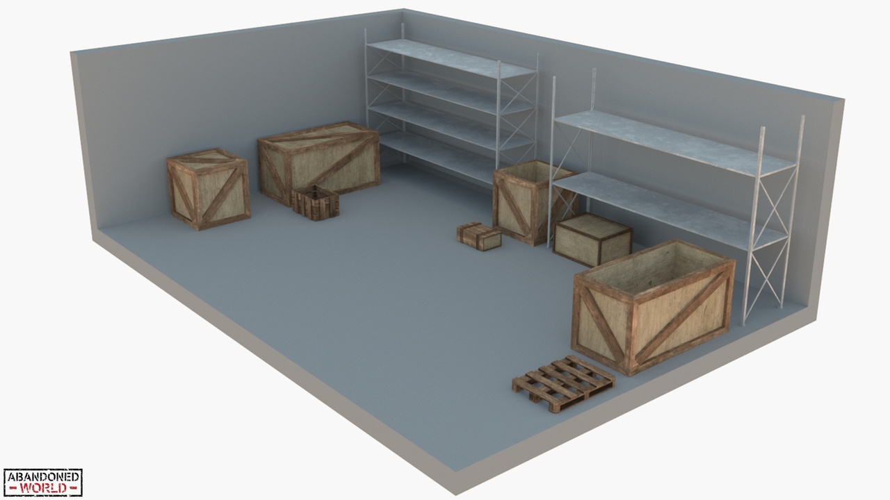 Media 1 for listing Industrial Shelving & Wood Box