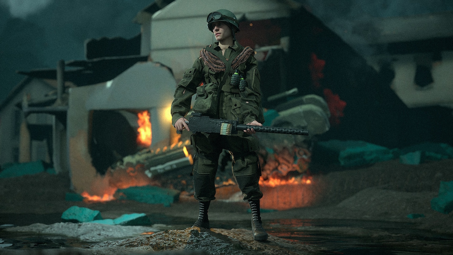 Media 1 for listing U.S PARATROOPERS WW2 type 3 - Metahuman Kit
