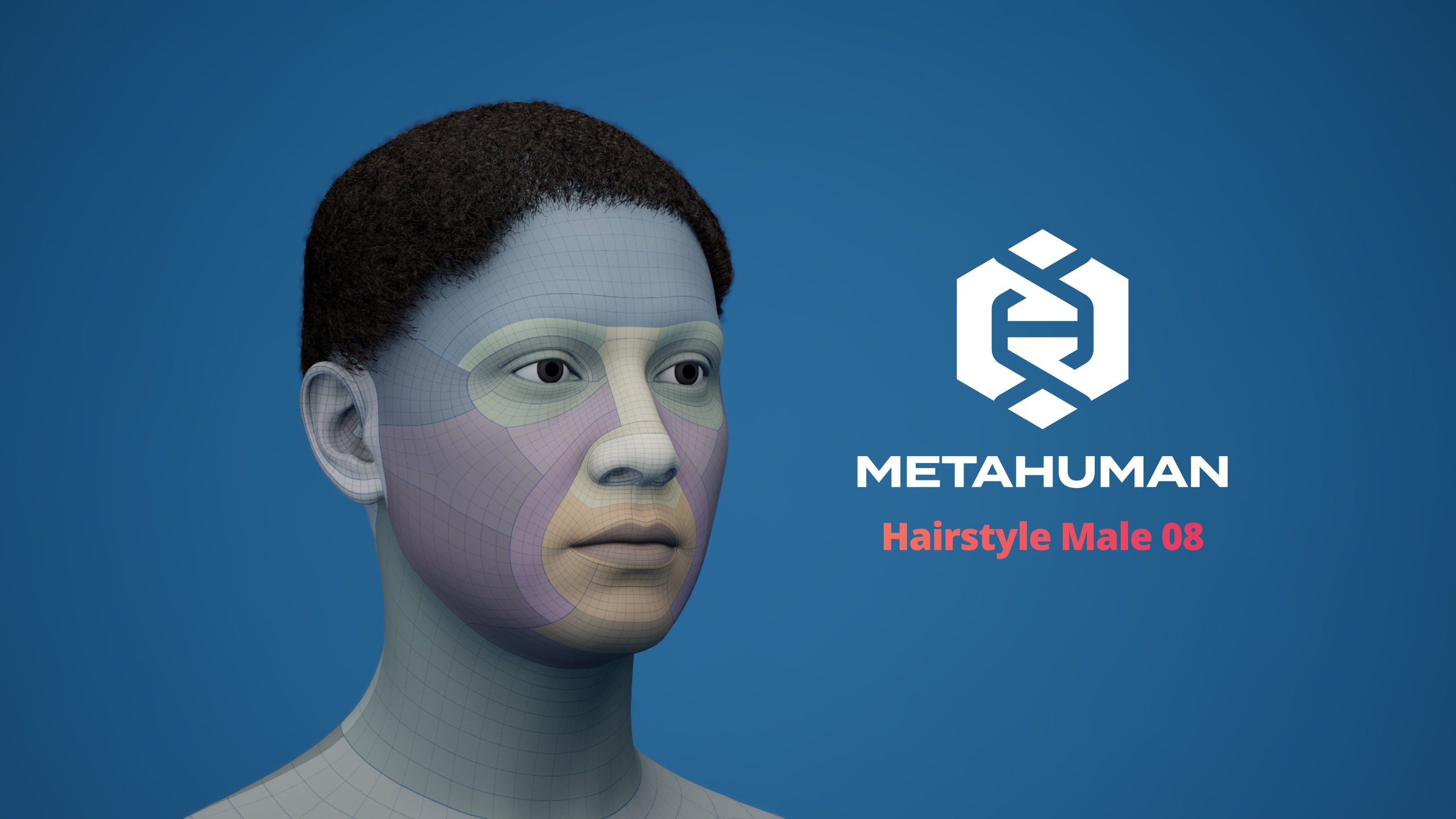 الوسائط 1 للقائمة MetaHuman Hairstyle Male 08 Groom