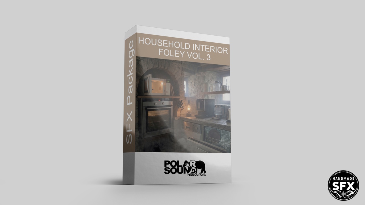 Media 1 for listing SFX Package - Household Interior Foley Vol. 3