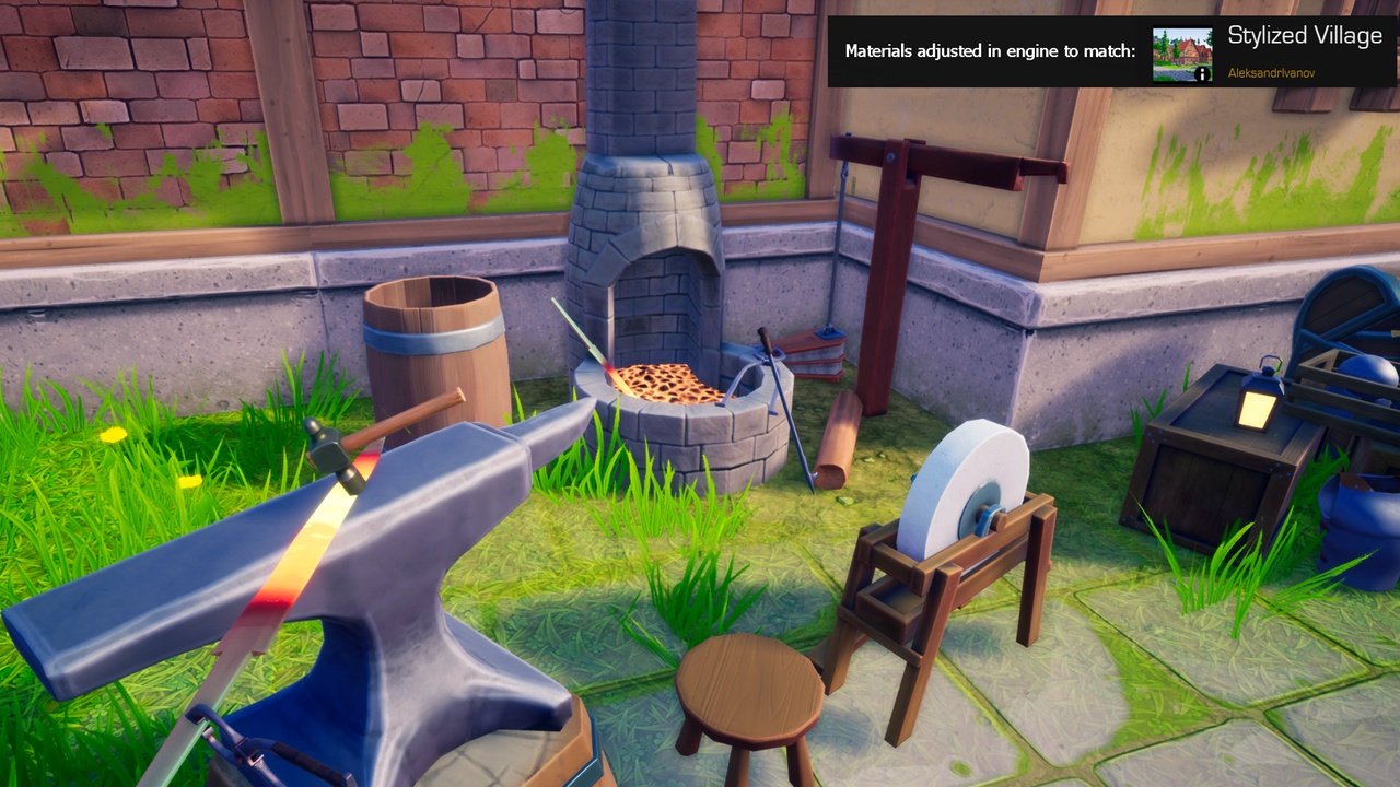 Media 1 for listing Stylized Blacksmith