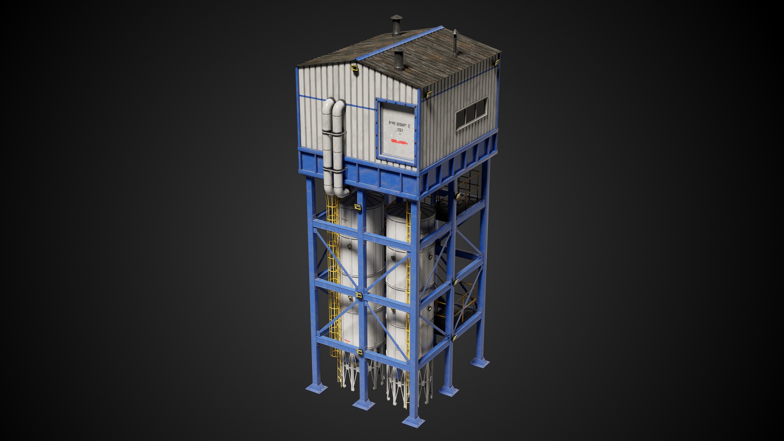Media 1 for listing Refinery Storage Tower Industrial Prop