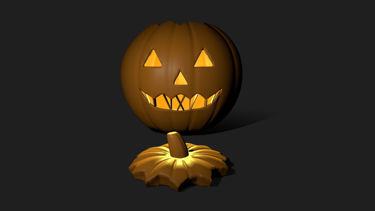 Media 1 for listing Jack o'Lantern - 3D Print Ready